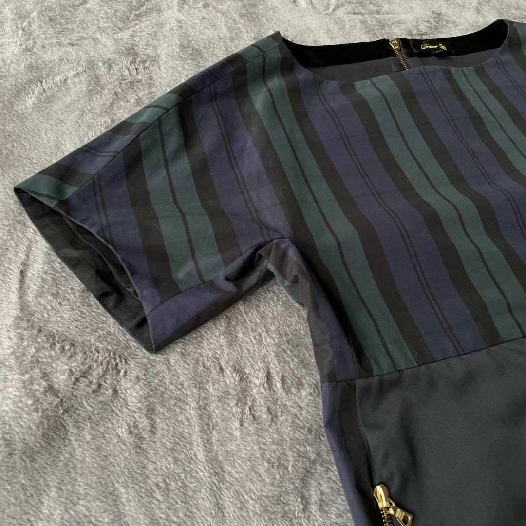 Drawer - 【美品】Drawer ドゥロワー タータンチェック シルク Drawer - 【美品】Drawer ドゥロワー タータンチェック シルク