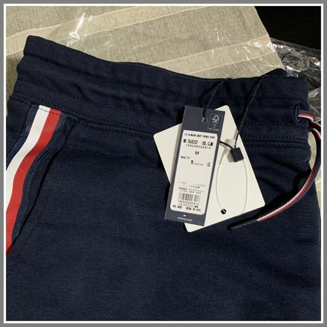 TOMMY HILFIGER(トミーヒルフィガー)のLIC M MASON SHORT FRENCH TERRY ネイビー　Mサイズ メンズのパンツ(ショートパンツ)の商品写真