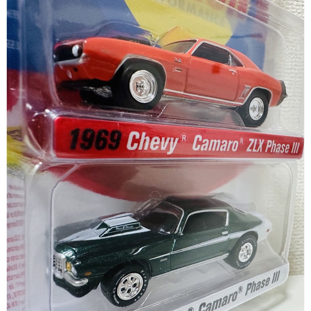 Chevrolet(シボレー)のJL/'69 '71 Chevyシボレー Camaroカマロ 1/64 エンタメ/ホビーのおもちゃ/ぬいぐるみ(ミニカー)の商品写真