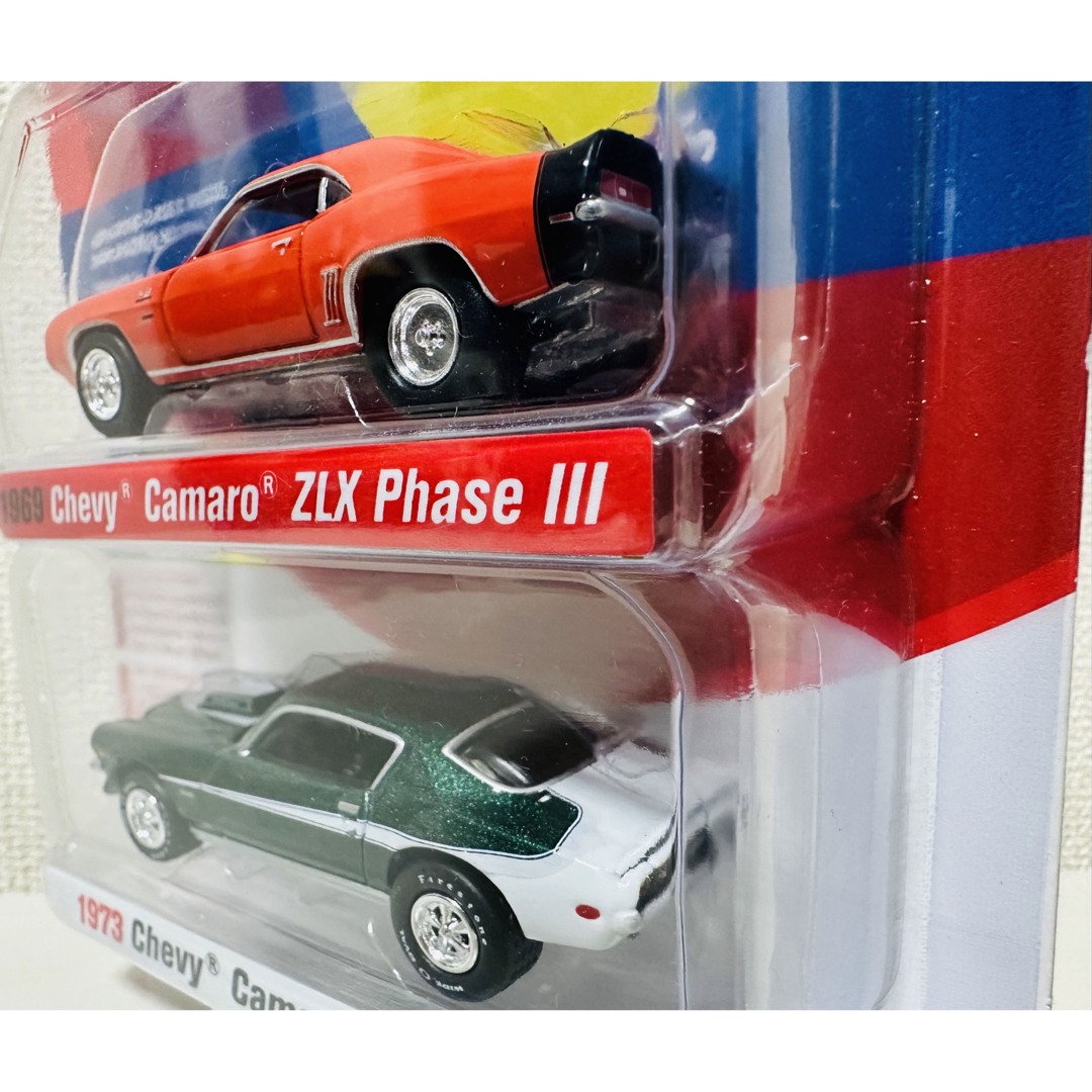 Chevrolet(シボレー)のJL/'69 '71 Chevyシボレー Camaroカマロ 1/64 エンタメ/ホビーのおもちゃ/ぬいぐるみ(ミニカー)の商品写真