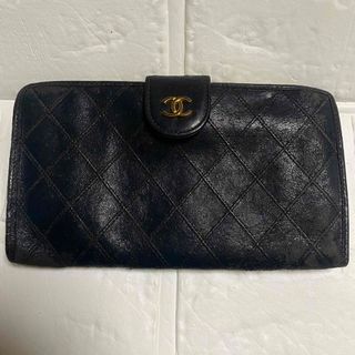 シャネル(CHANEL)のシャネル長財布 黒　(財布)