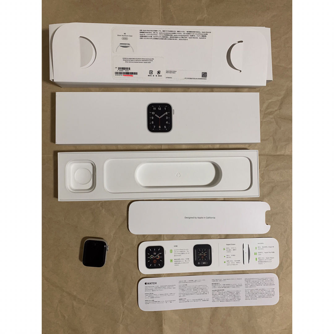 Apple Watch(アップルウォッチ)のApple Watch SE アップルウォッチSE 40MM MYDX2J/A スマホ/家電/カメラのスマートフォン/携帯電話(その他)の商品写真