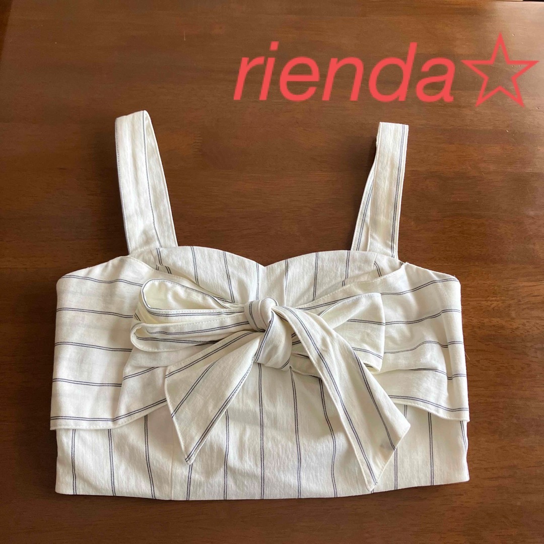 rienda(リエンダ)の☆新品☆rienda ストライプビスチェ！ レディースのトップス(ベアトップ/チューブトップ)の商品写真