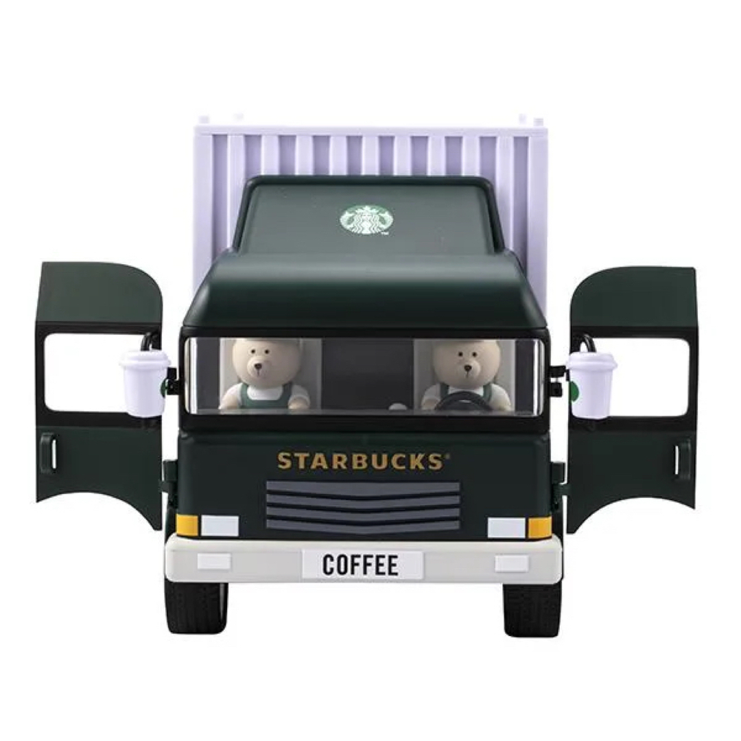 Starbucks Coffee(スターバックスコーヒー)の台湾 スターバックス 23ベアリスタ コンテナ車 ウエハースロール エンタメ/ホビーのおもちゃ/ぬいぐるみ(ミニカー)の商品写真