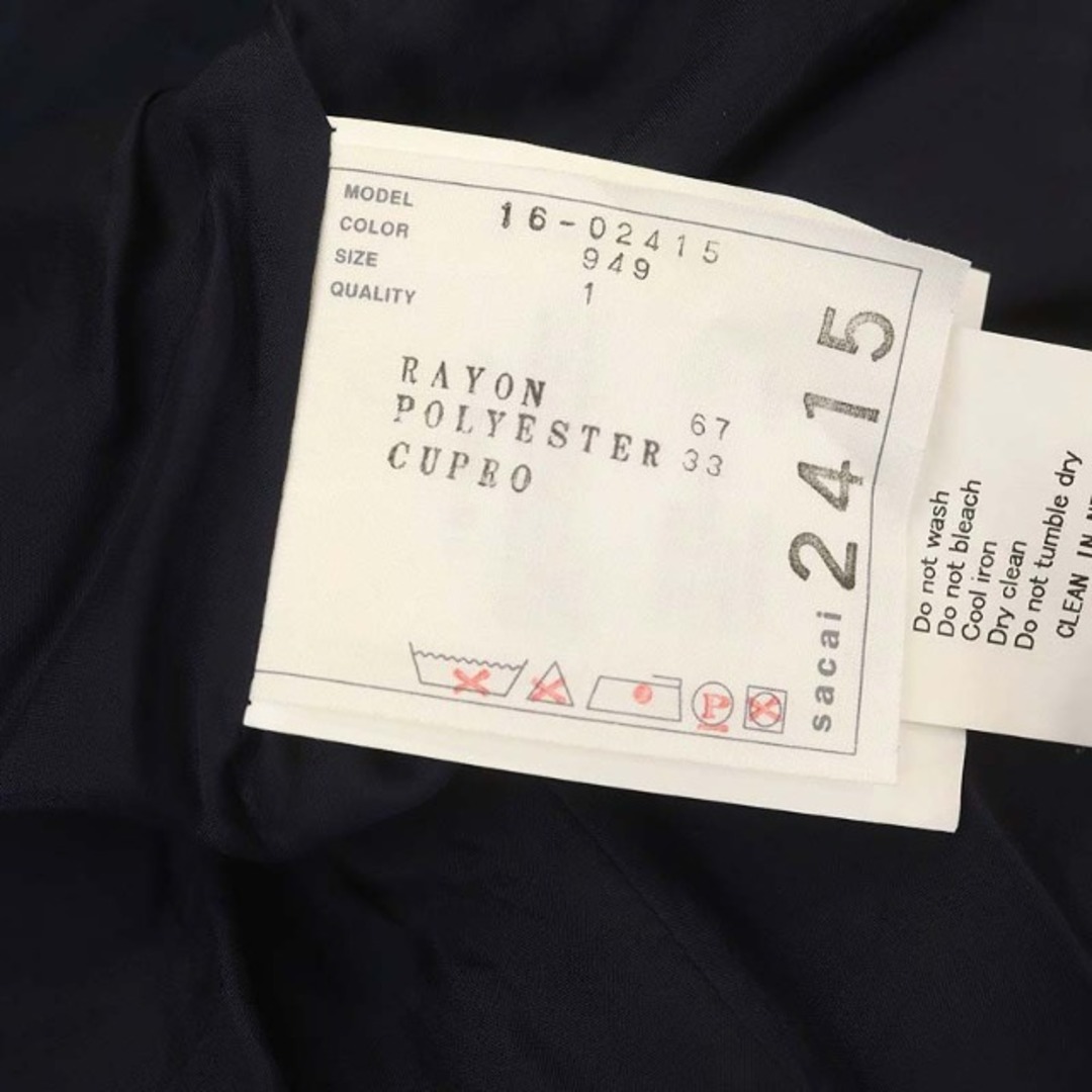 sacai - サカイ チェックメッシュスカート ロング アシンメトリー 16