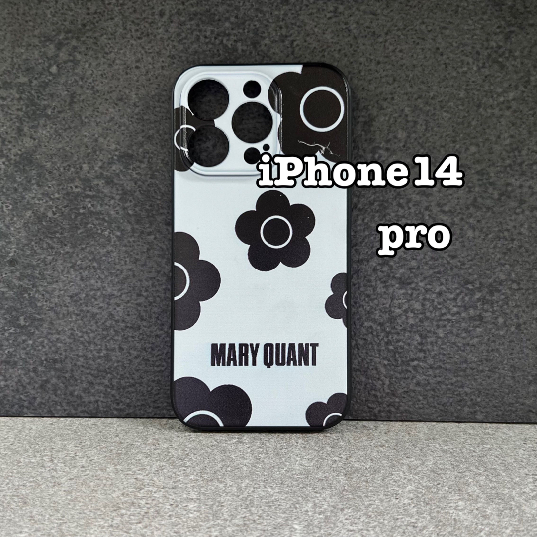 MARY QUANT(マリークワント)のiPhone14pro マリークワント  デイジー柄  モバイルケース  スマホ/家電/カメラのスマホアクセサリー(iPhoneケース)の商品写真