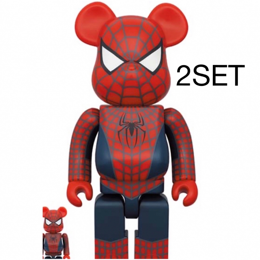 フィギュアBE@RBRICK FRIENDLY SPIDER-MAN 100％&400％