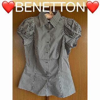 ベネトン(BENETTON)の❤️BENETTON❤️ベネトン❤️シャツブラウス❤️(シャツ/ブラウス(半袖/袖なし))