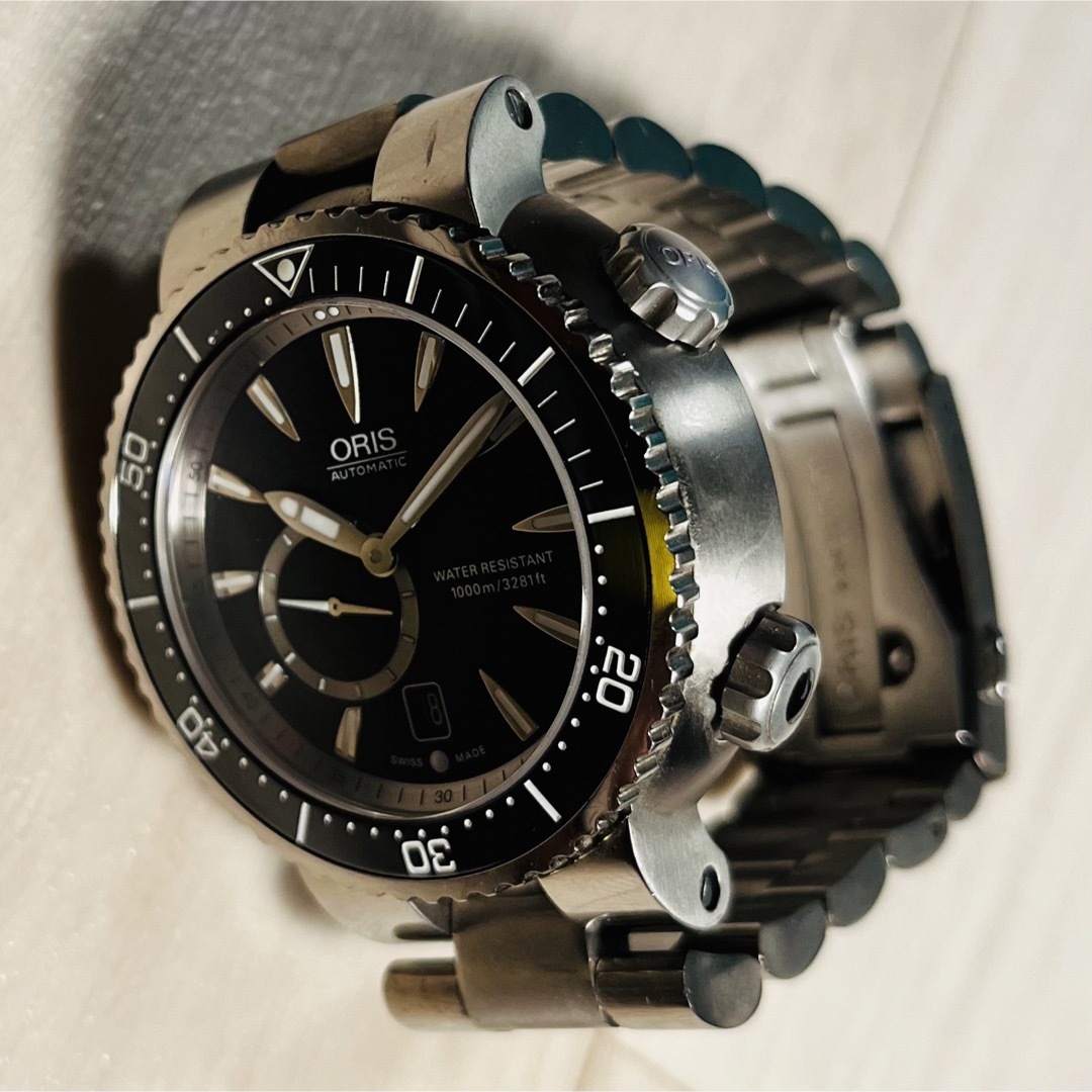 オリス ORIS ダイバーズ スモールセコンド チタン 自動巻き メンズ