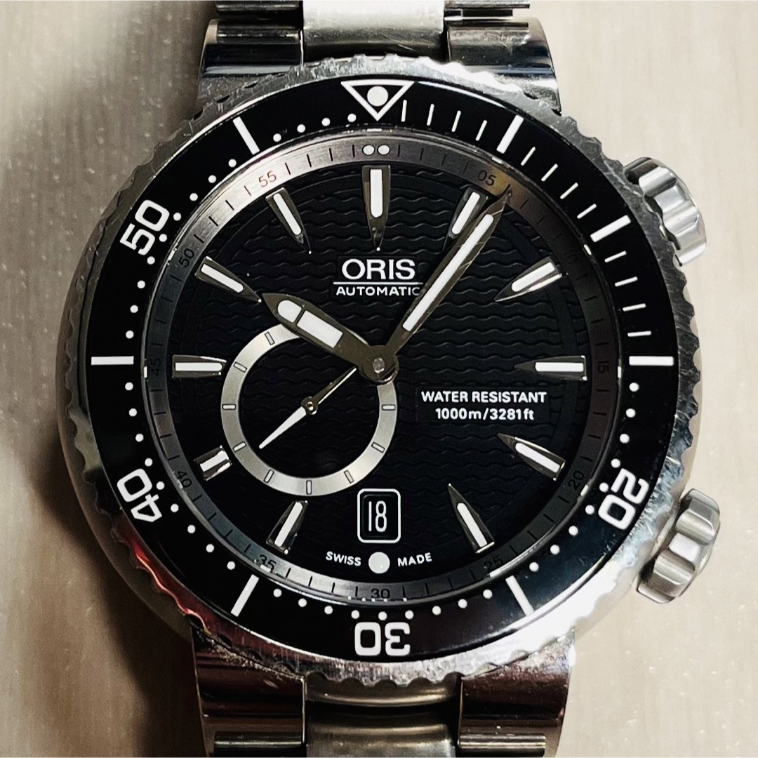 オリス ORIS ダイバーズ スモールセコンド チタン 自動巻き メンズ