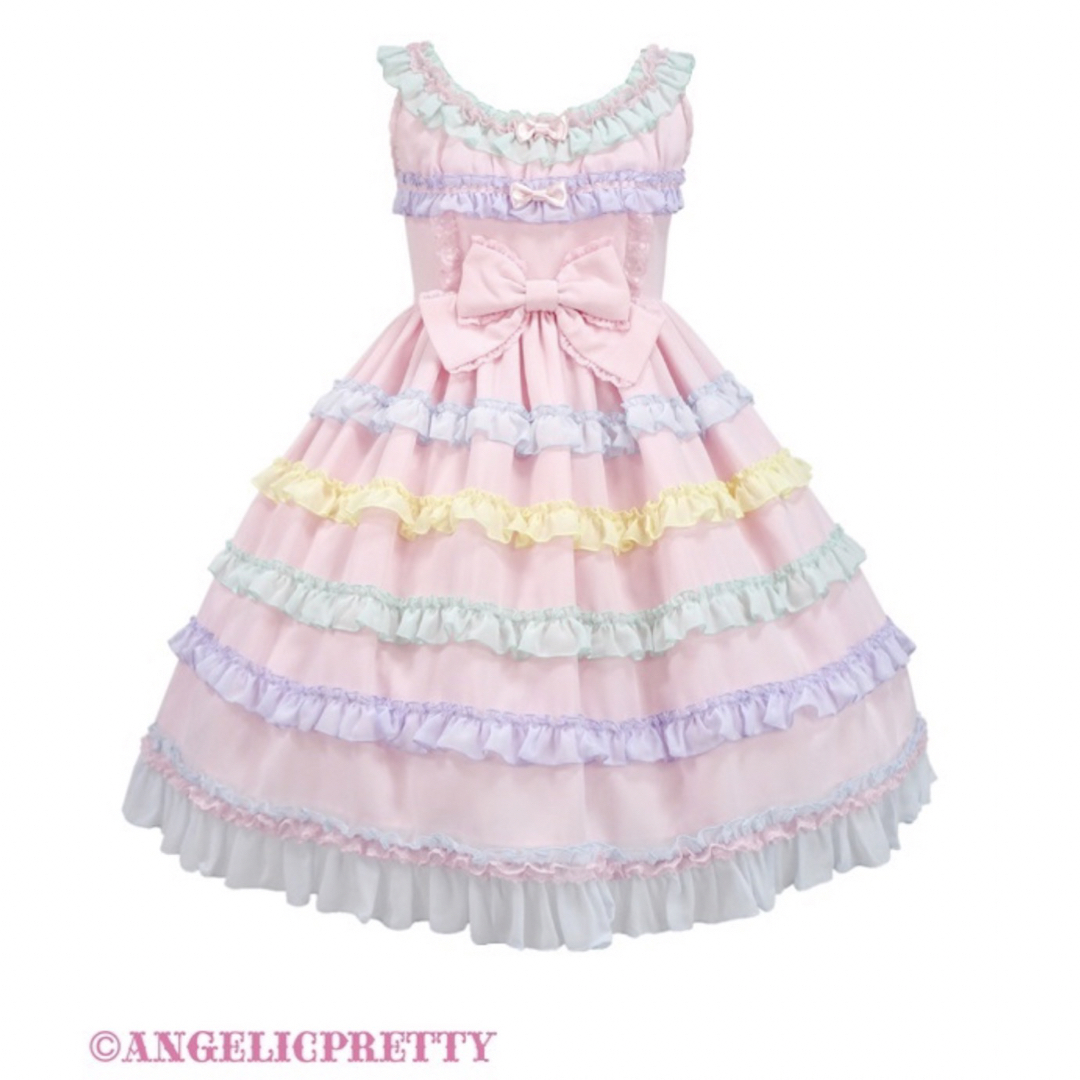 【未使用新品】Angelic pretty しゃぼん玉JSKピンク