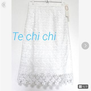 テチチ(Techichi)の★新品★Te chi  chi テチチ  ケミカルレーススカート M(ひざ丈スカート)