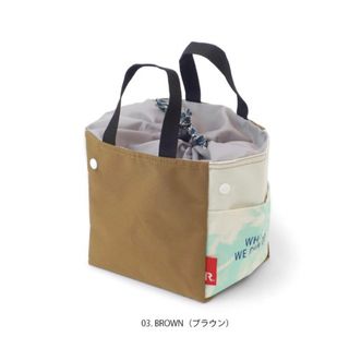 ルートート(ROOTOTE)のルートート 漁網ナイロン ミニトートRT ルーガービッジ  ブラウン(トートバッグ)