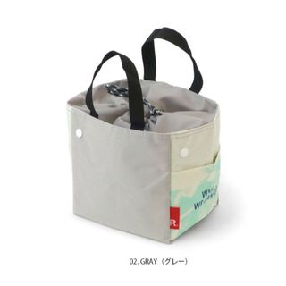 ルートート(ROOTOTE)のルートート 漁網ナイロン ミニトートRT ルーガービッジ  グレー(トートバッグ)