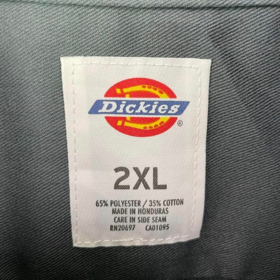 Dickies(ディッキーズ)の未使用品 Dickies ワッペン シャツ オーバーサイズ 長袖 USA古着 メンズのトップス(シャツ)の商品写真