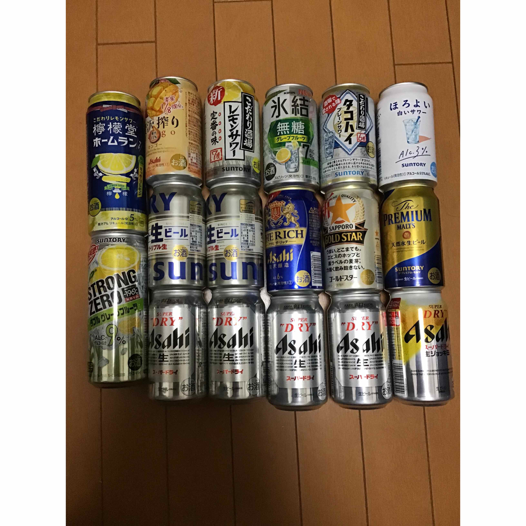 アサヒ(アサヒ)のビール他計１７本 食品/飲料/酒の酒(ビール)の商品写真
