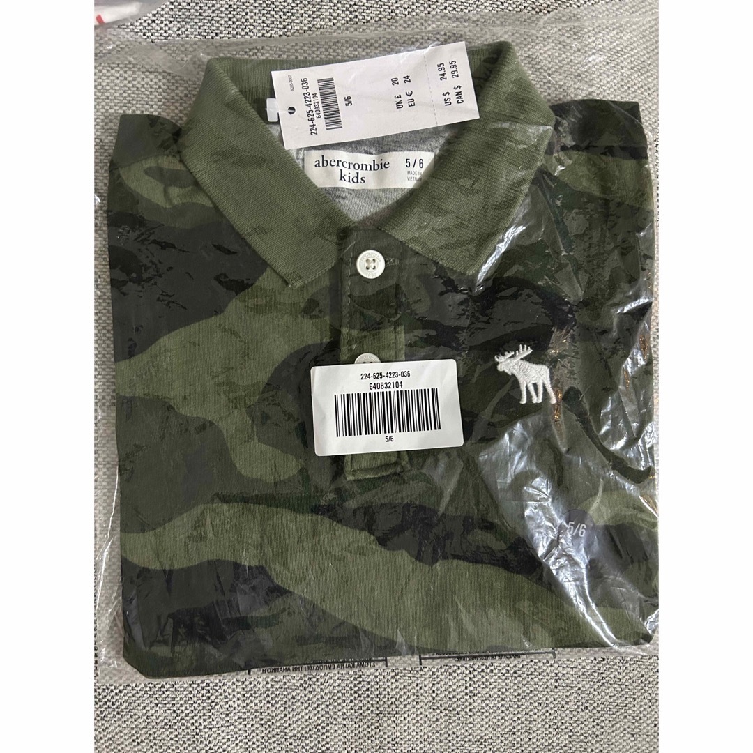 Abercrombie&Fitch(アバクロンビーアンドフィッチ)の新品/アバクロ/ポロシャツ/ボーイズ キッズ/ベビー/マタニティのキッズ服男の子用(90cm~)(Tシャツ/カットソー)の商品写真