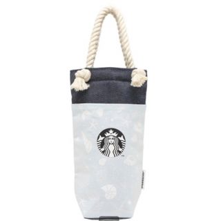 スターバックスコーヒー(Starbucks Coffee)のスターバックス　新品　デニムボトルバッグ デニム風(トートバッグ)