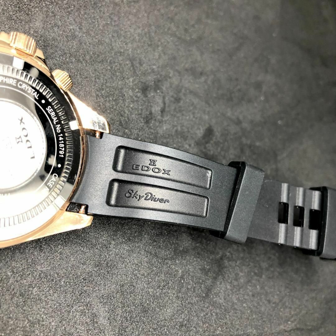 EDOX(エドックス)のEDOX エドックス スイス Sky Driver 70s 腕時計 クロノグラフ メンズの時計(腕時計(アナログ))の商品写真