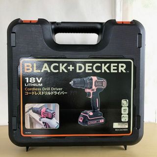 ブラックアンドデッカー(BLACK + DECKER)のブラック＆デッカー　コードレス・ドライバー　BDCDD186K　動作確認済(その他)