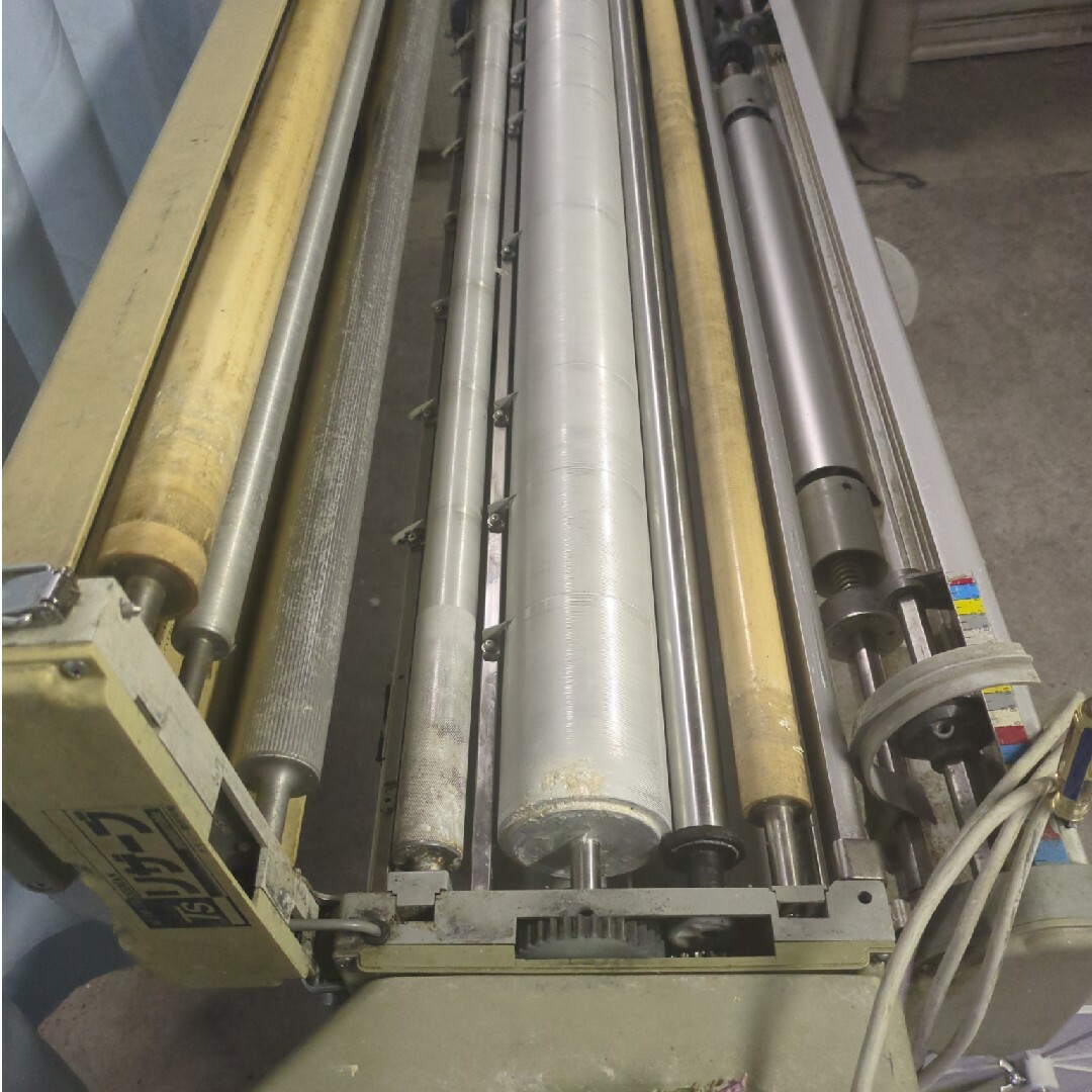 ヤヨイ化学工業 - ヤヨイ TSリザーブ クロス糊付け機 稼働品 難 ヤヨイ化学工業 - ヤヨイ TSリザーブ クロス糊付け機 稼働品 難