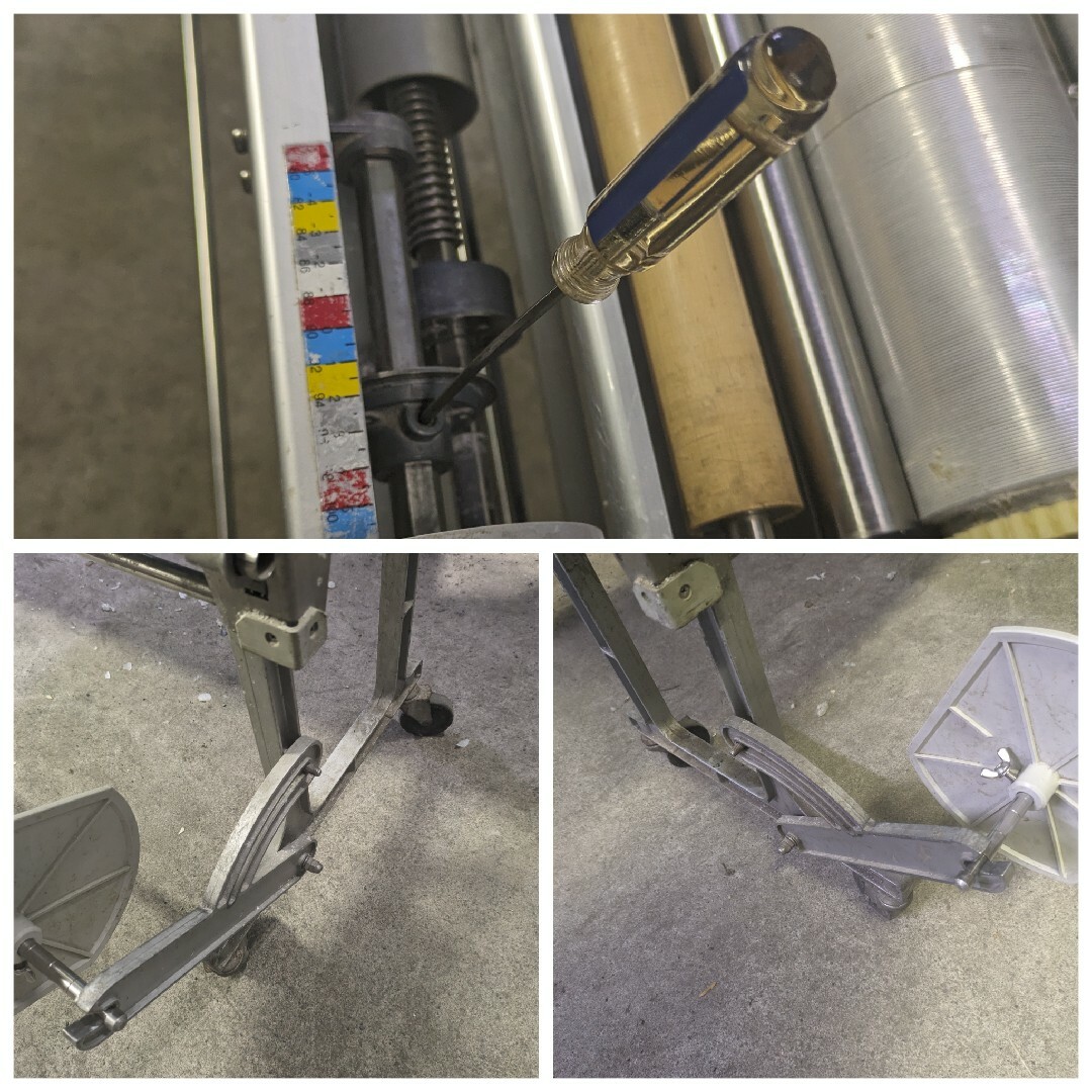 ヤヨイ化学工業 - ヤヨイ TSリザーブ クロス糊付け機 稼働品 難 ヤヨイ化学工業 - ヤヨイ TSリザーブ クロス糊付け機 稼働品 難
