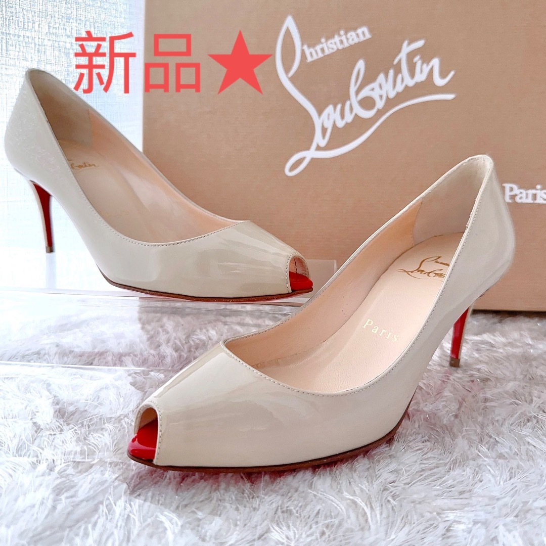 Christian Louboutin(クリスチャンルブタン)のクリスチャンルブタン　ハイヒール　パンプス　サンダル　オープントゥ　靴　新品 レディースの靴/シューズ(ハイヒール/パンプス)の商品写真