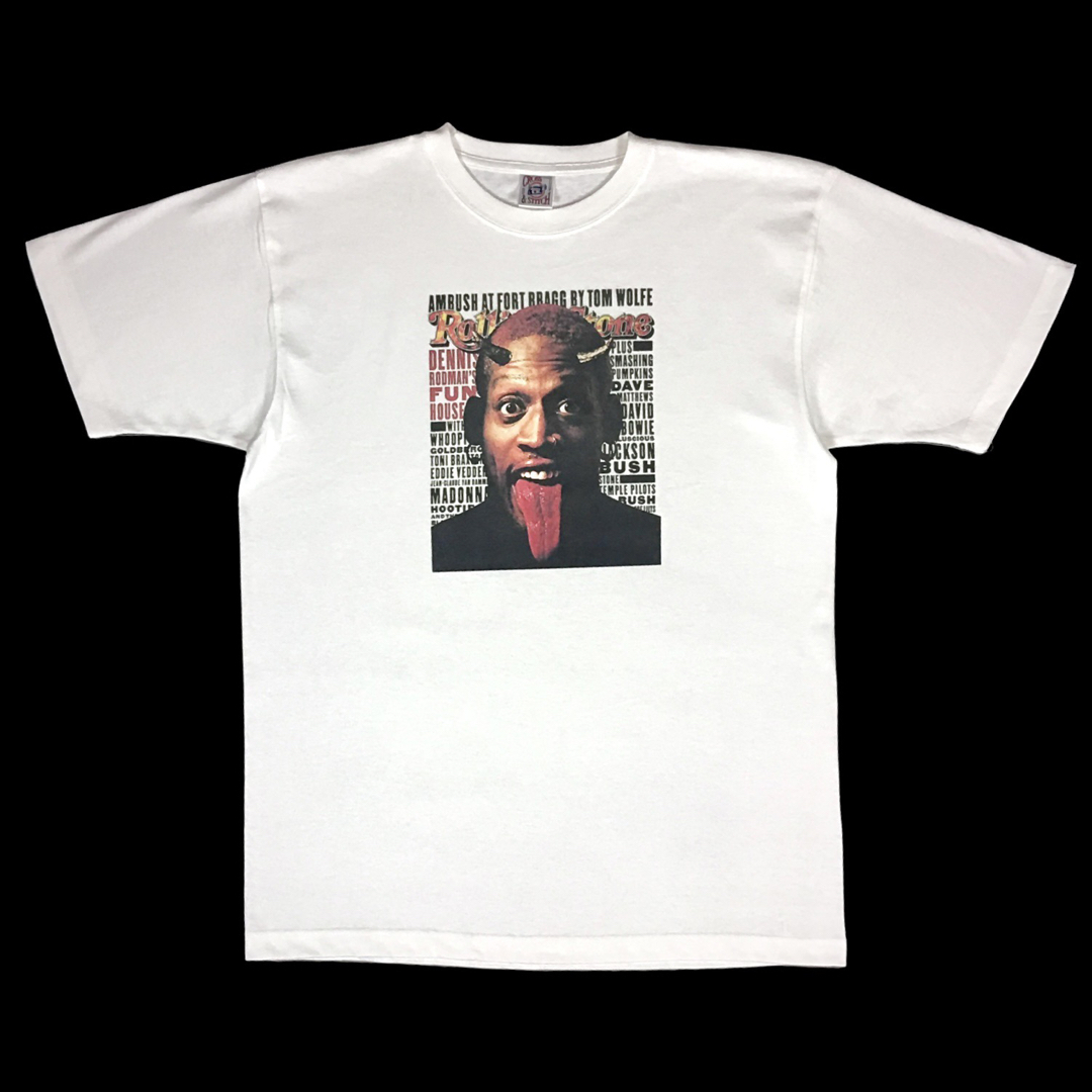 新品 デニス ロッドマン 90年代NBA ローリングストーン表紙 ビッグTシャツ 5