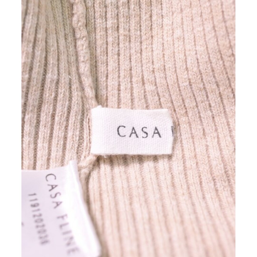 CASA FLINE(カーサフライン)のCASA FLINE カーサフライン ニット・セーター F ベージュ 【古着】【中古】 レディースのトップス(ニット/セーター)の商品写真