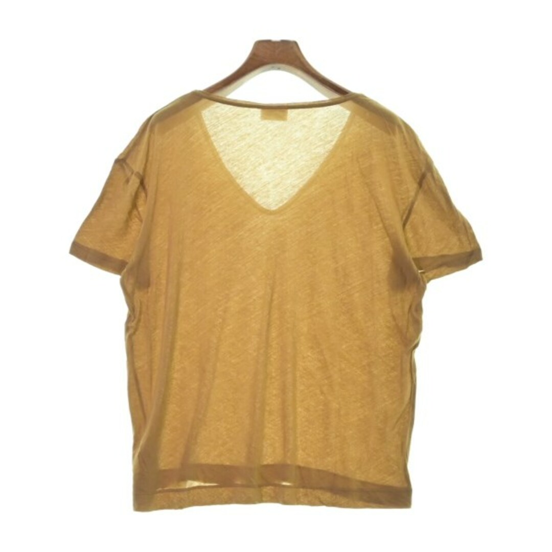 DRIES VAN NOTEN(ドリスヴァンノッテン)のDRIES VAN NOTEN Tシャツ・カットソー XS ベージュ 【古着】【中古】 レディースのトップス(カットソー(半袖/袖なし))の商品写真