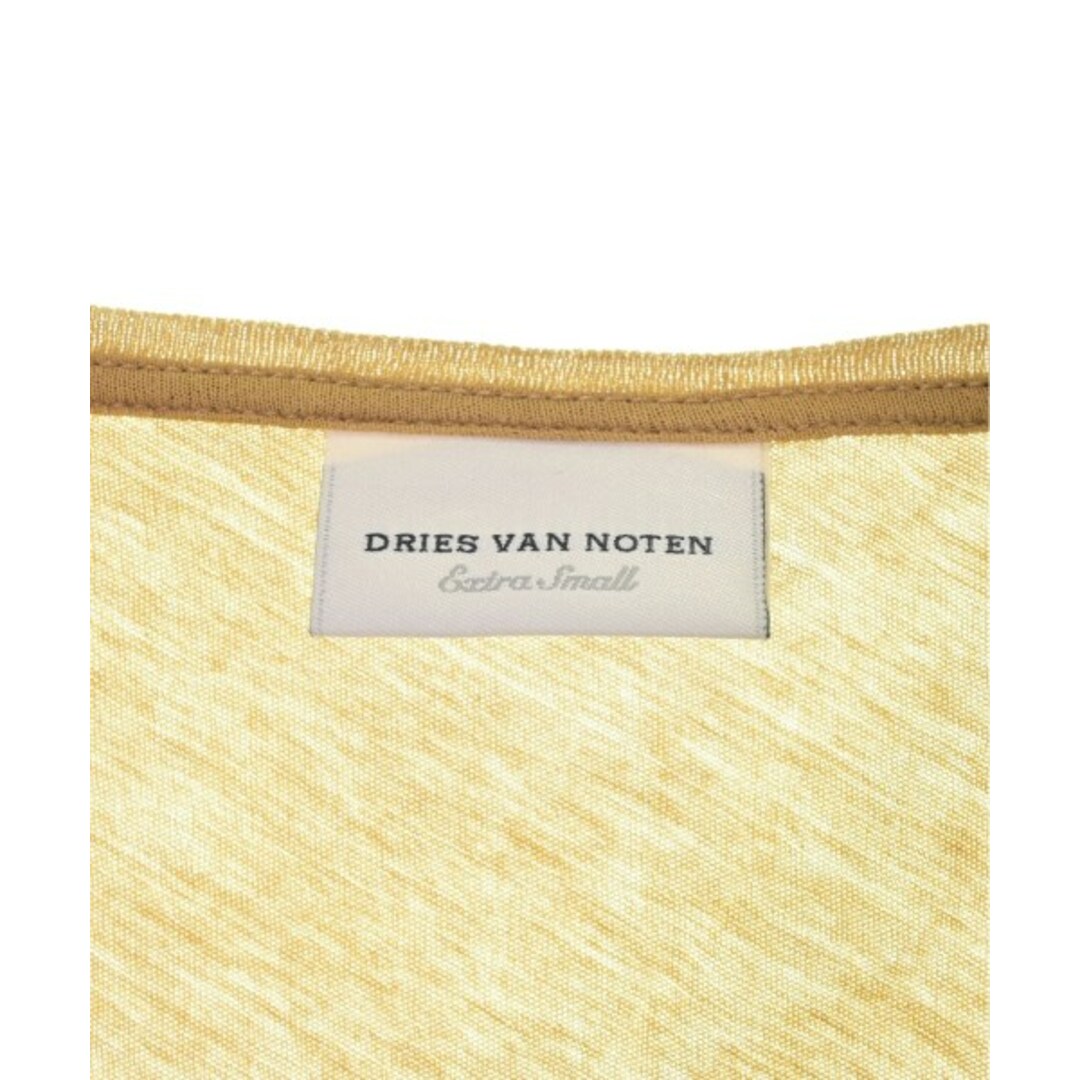 DRIES VAN NOTEN(ドリスヴァンノッテン)のDRIES VAN NOTEN Tシャツ・カットソー XS ベージュ 【古着】【中古】 レディースのトップス(カットソー(半袖/袖なし))の商品写真