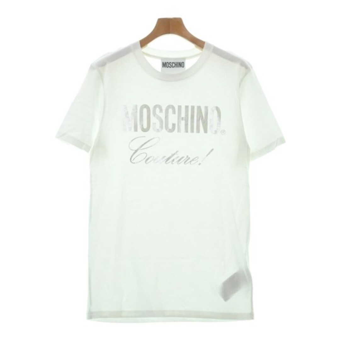 □46/ MOSCHINO COUTURE! モスキーノ ラバーロゴ Tシャツ - Tシャツ