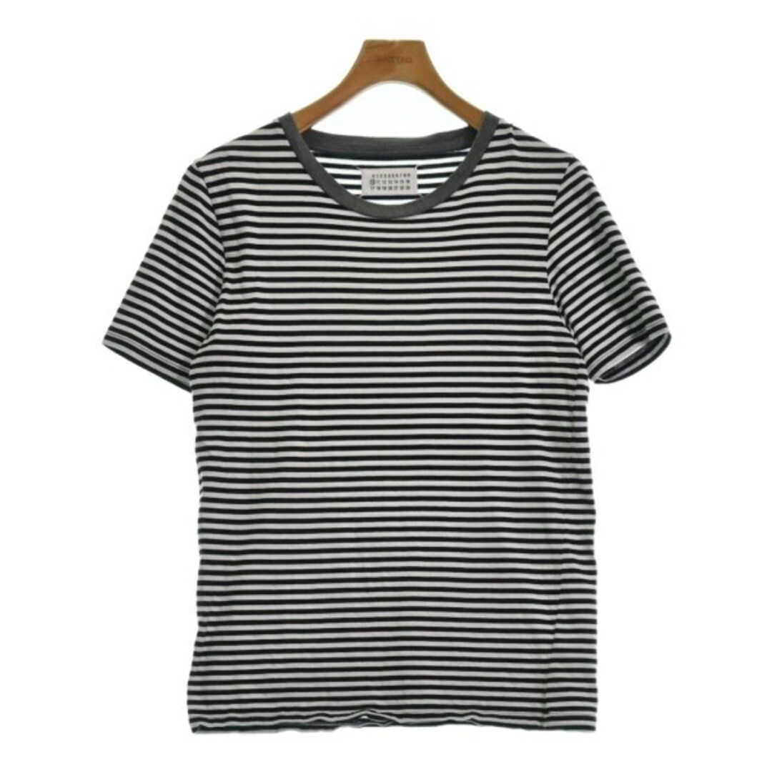 Maison Margiela Tシャツ・カットソー XS 白x黒(ボーダー)