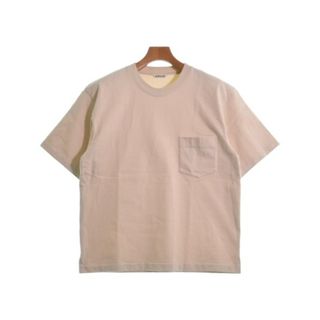 オーラリー(AURALEE)のAURALEE オーラリー Tシャツ・カットソー 3(S位) ベージュ 【古着】【中古】(Tシャツ/カットソー(半袖/袖なし))