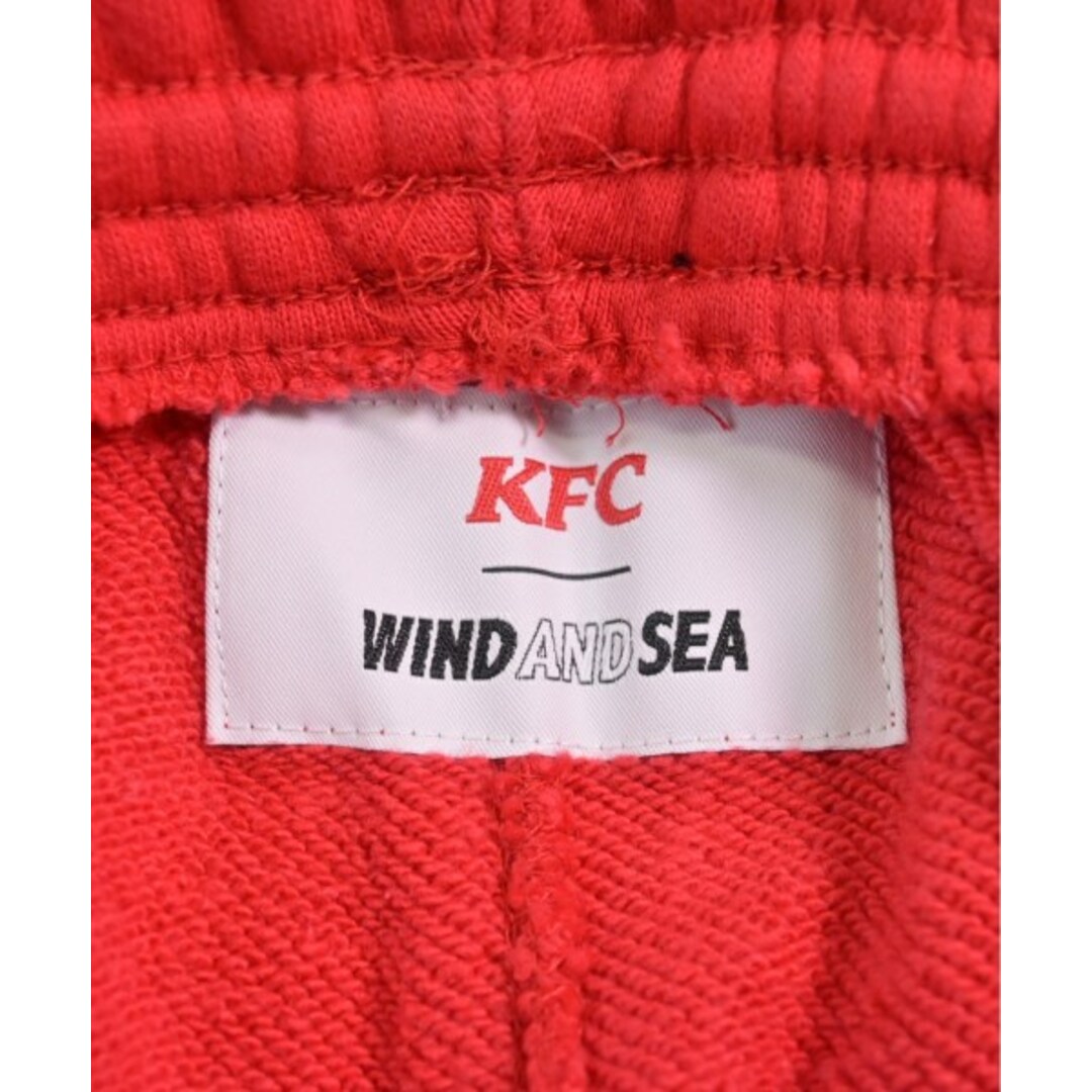 WIND AND SEA ウィンダンシー スウェットパンツ XL 赤 【古着】【中古】