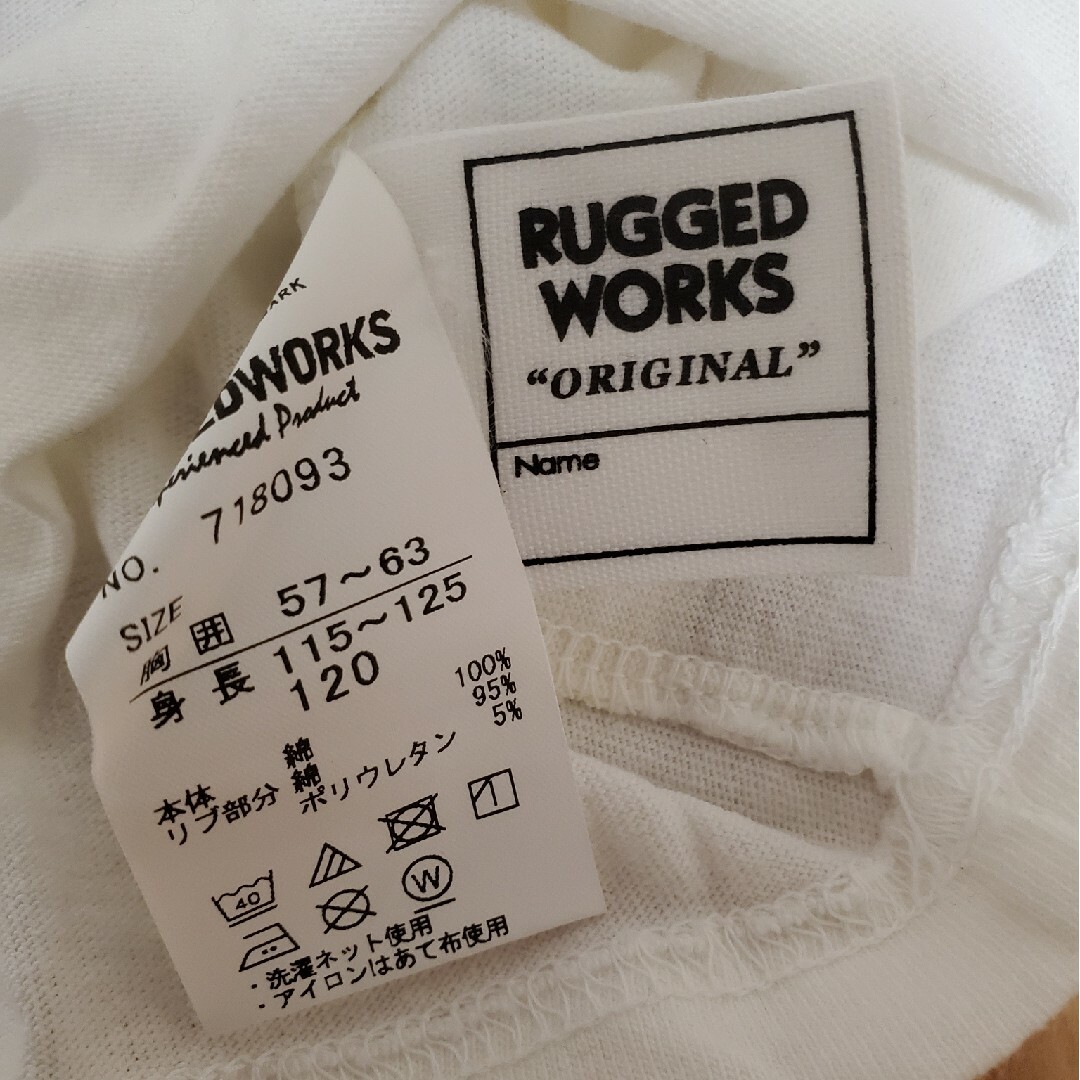 RUGGEDWORKS(ラゲッドワークス)の①ラゲッドワークス　パスタ　半袖Tシャツ　120 キッズ/ベビー/マタニティのキッズ服男の子用(90cm~)(Tシャツ/カットソー)の商品写真