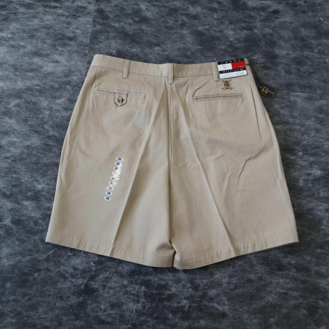 TOMMY HILFIGER(トミーヒルフィガー)の【トミーヒルフィガー】デッドストック 2タック チノ ショーツ 短パン W36 メンズのパンツ(ショートパンツ)の商品写真