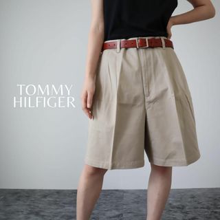 トミーヒルフィガー(TOMMY HILFIGER)の【トミーヒルフィガー】デッドストック 2タック チノ ショーツ 短パン W36(ショートパンツ)