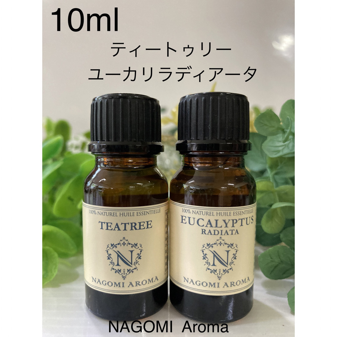 🪴ティートゥリー🌿ユーカリラディアータ🍃10ml🍃お部屋の空気清浄 コスメ/美容のリラクゼーション(エッセンシャルオイル（精油）)の商品写真