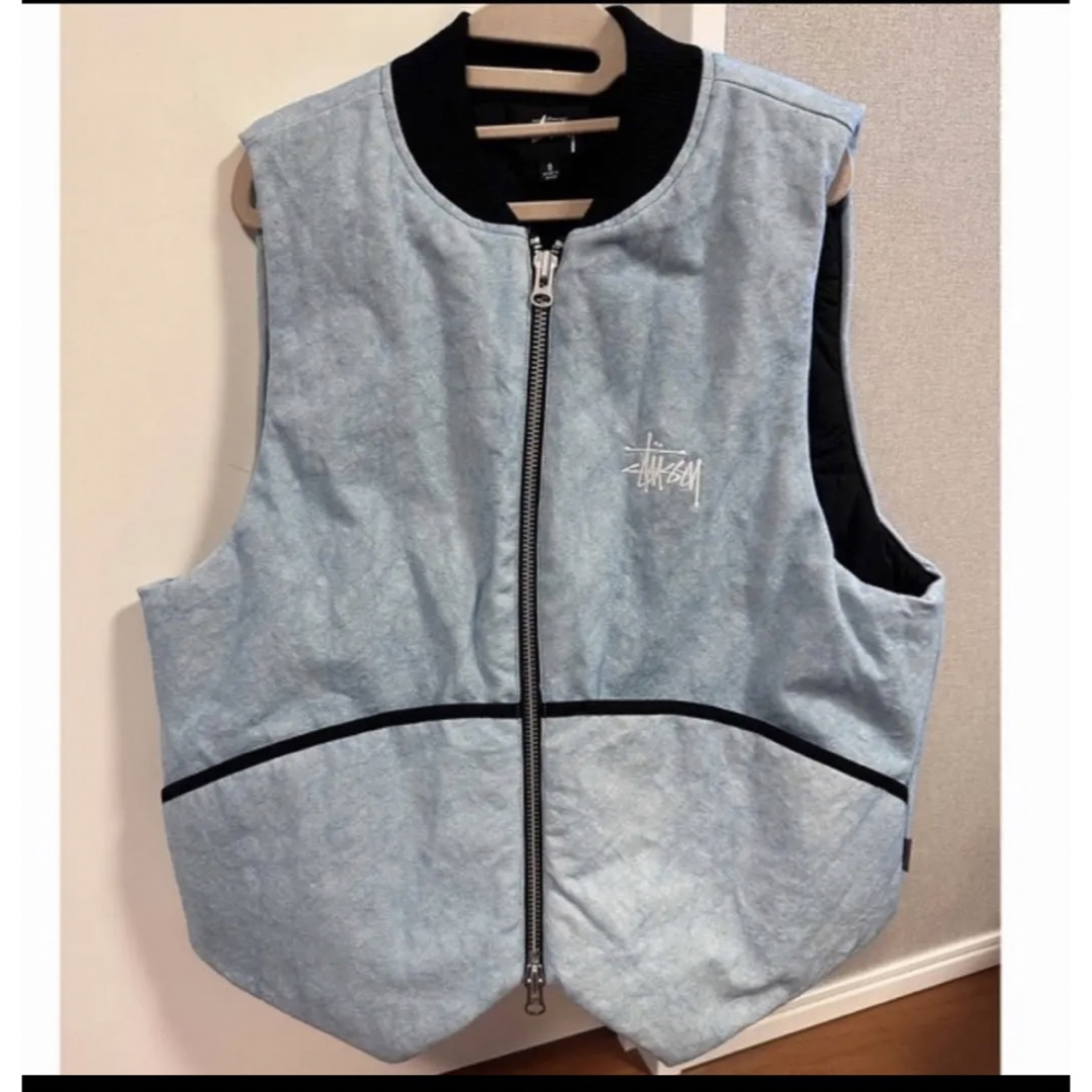 STUSSY  WASHED CANVAS PRIMALOFT VEST