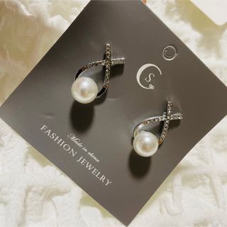 ピアス　パール　シルバー(ピアス)