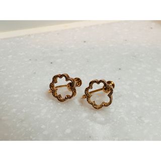 【最終価格】ミモザ イヤリング/K10ピンクゴールド