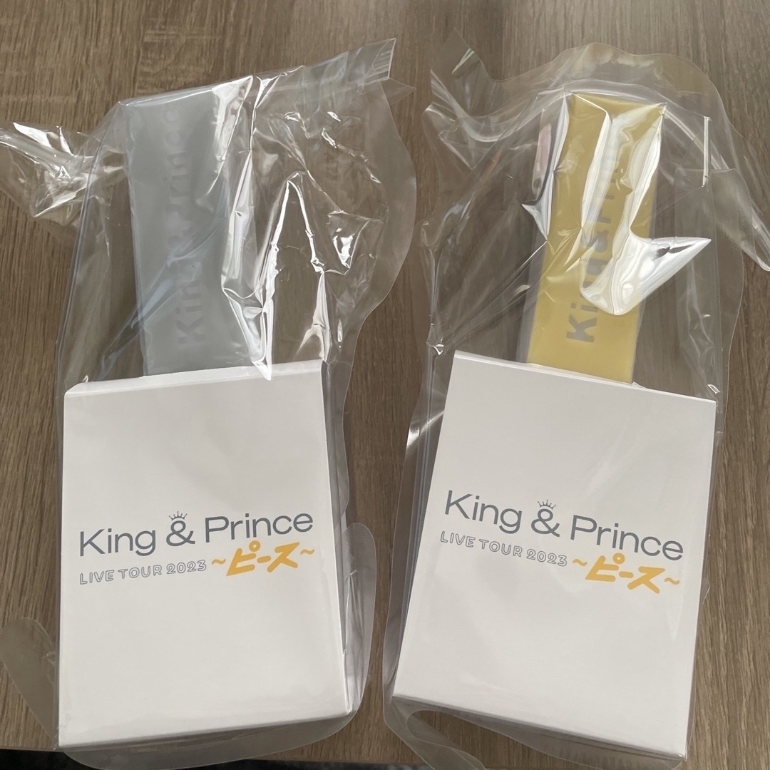 【新品未開封品】Ｋｉｎｇ＆Ｐｒｉｎｃｅ キンプリ✨ピース★ペンライト 2本