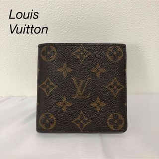 ルイヴィトン(LOUIS VUITTON)の【外観美品】ルイ・ヴィトン　ポルトフォイユマルコ　モノグラム　二つ折り財布(折り財布)