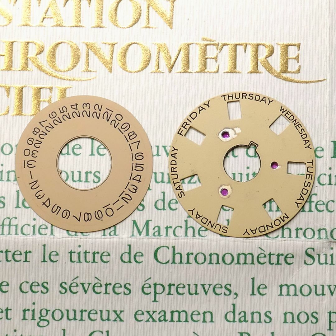 ROLEX - ■ROLEX純正 DAYDATE用 日付回転盤・曜日回転盤■Cal,3055用