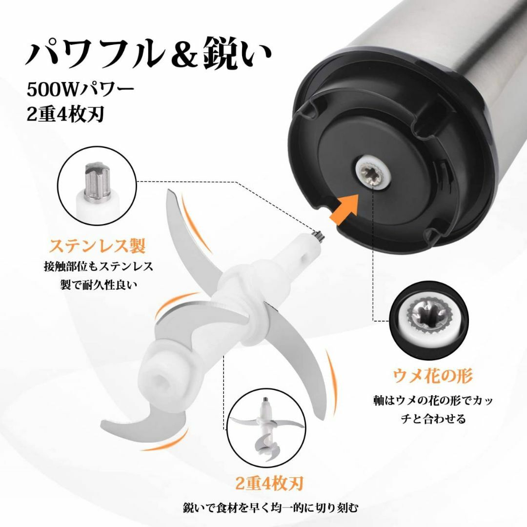 3.5L大容量フードプロセッサー - 調理機器