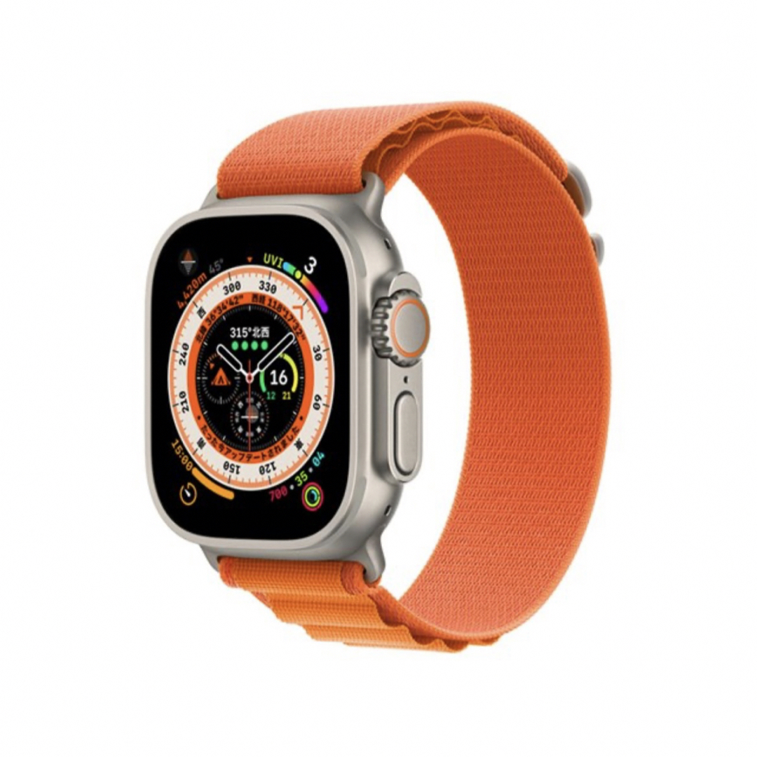 Apple Watch(アップルウォッチ)のApple Watch ultra Orange Alpine Loop スマホ/家電/カメラのスマホ/家電/カメラ その他(その他)の商品写真