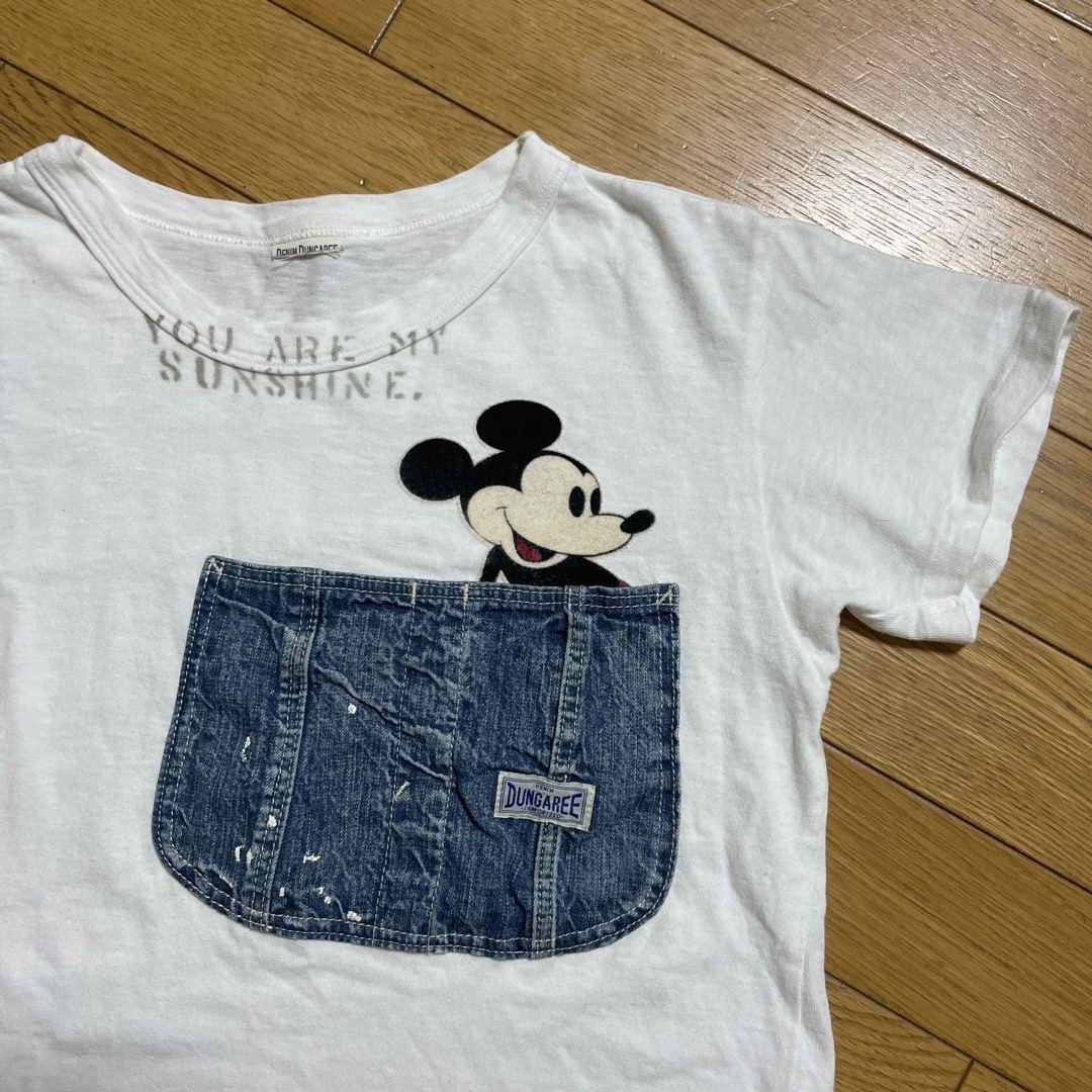 DENIM DUNGAREE デニム&ダンガリー ポケットミッキー 半袖Ｔシャツ