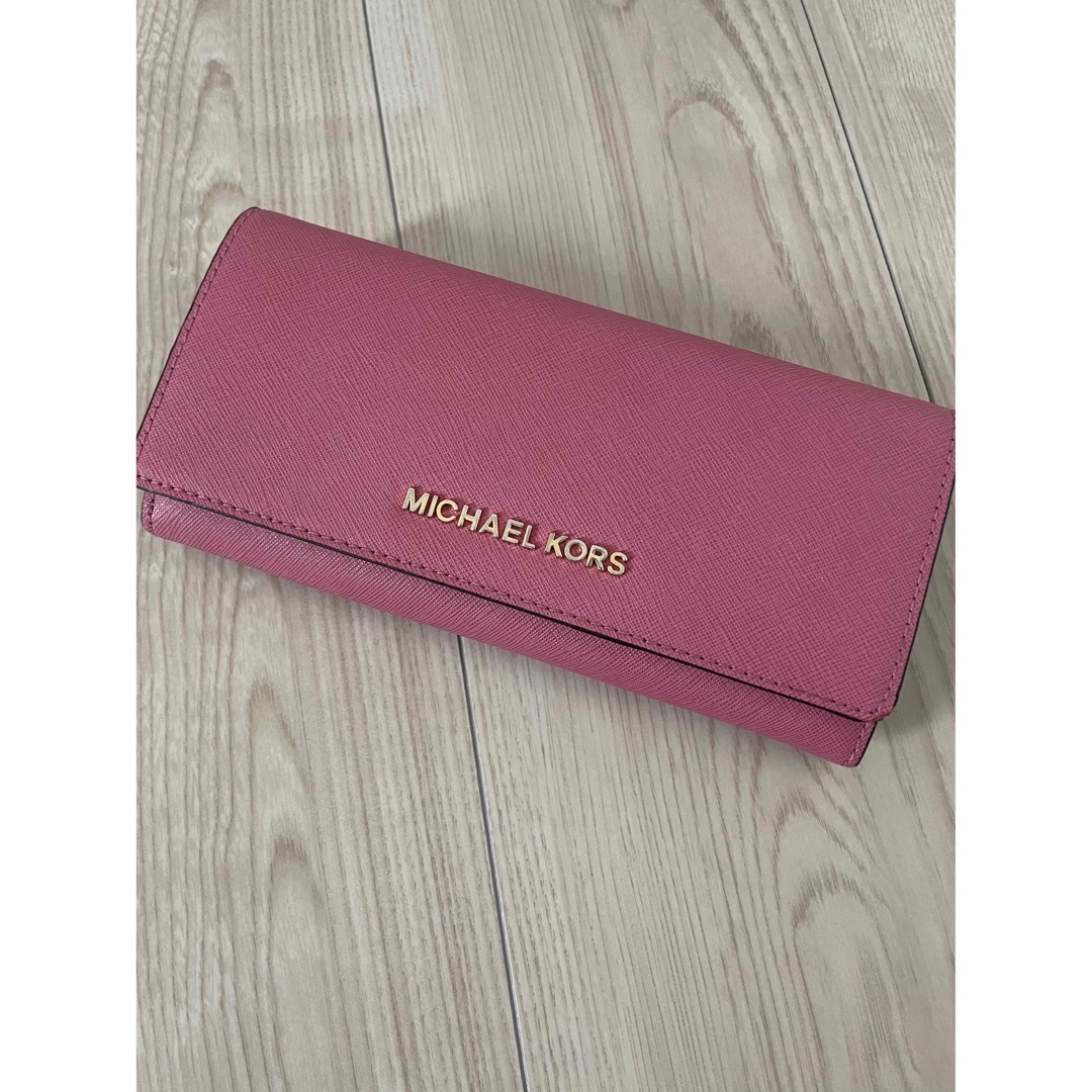 Michael Kors - マイケルコース 長財布 ピンクの通販 by m.'s shop