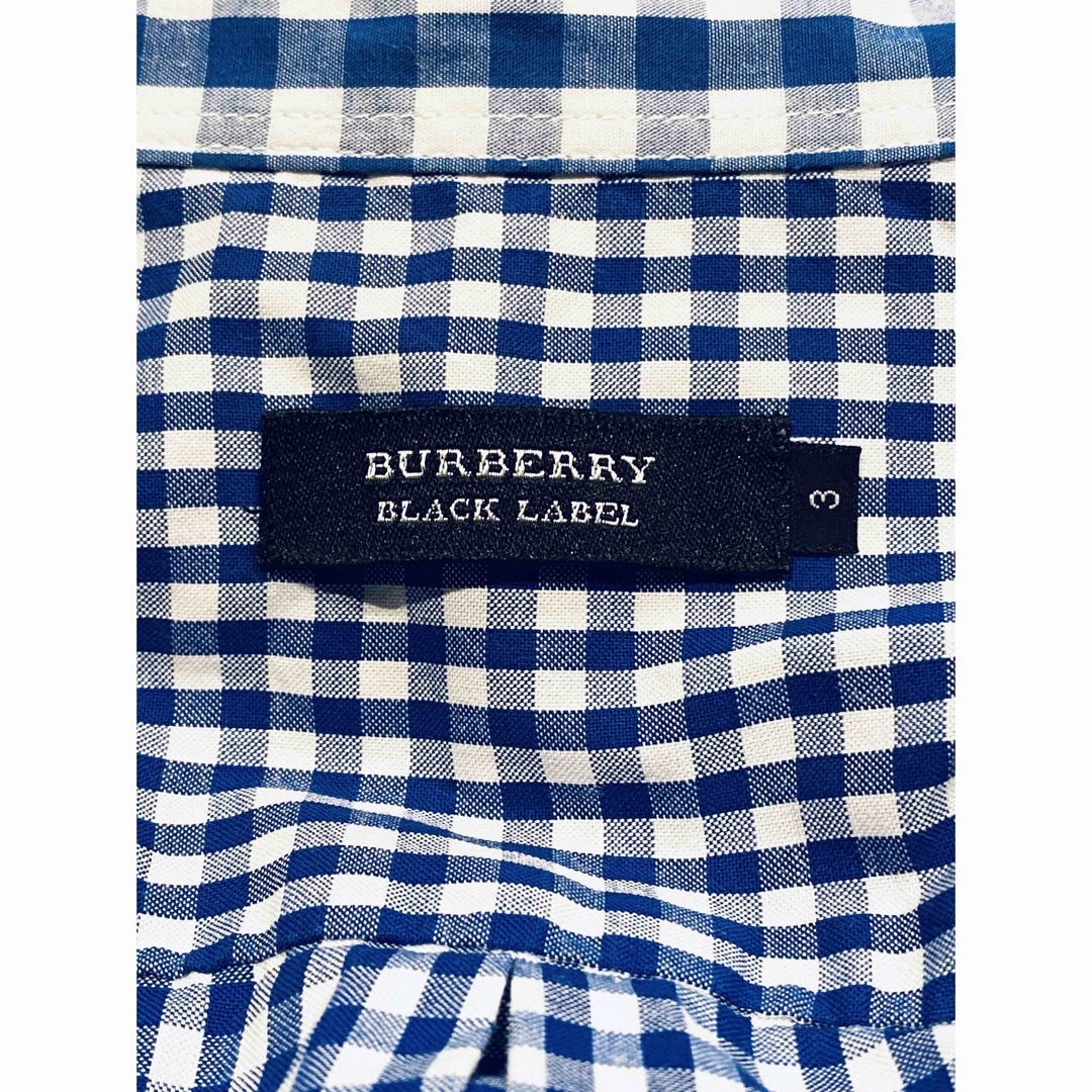 【入手困難】BURBERRY BLACK LABEL 3 チェック柄 長袖シャツ